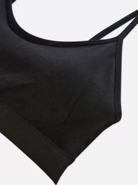 Paquete de 3 bralettes tipo camisola sin aros y de corte corto