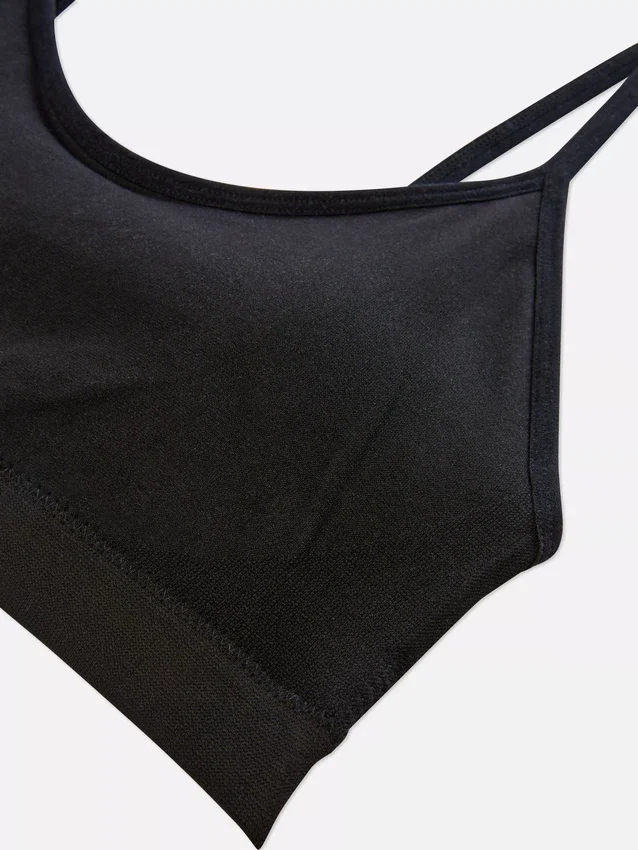 Paquete de 3 bralettes tipo camisola sin aros y de corte corto