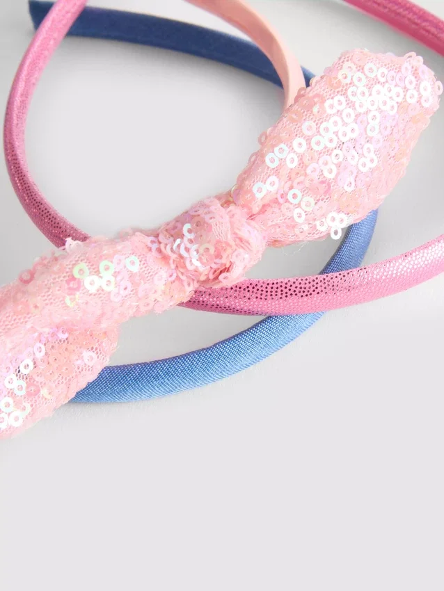 Paquete de 3 diademas con moño