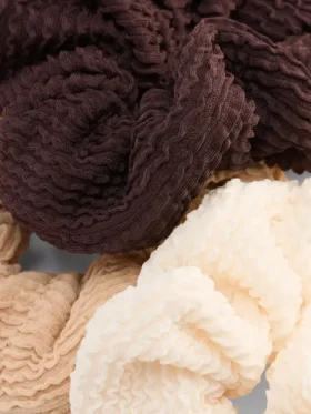 Paquete de 3 ligas para el cabello arrugadas