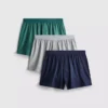 Paquete de 3 pantalones cortos de corte holgado