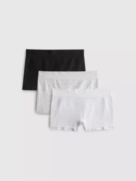 Paquete de 3 pantalones cortos sin costuras para niños