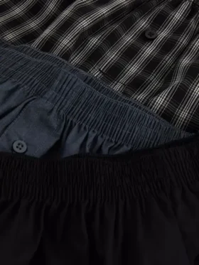 Paquete de 3 pantalones cortos tejidos