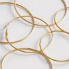Paquete de 3 pares de aretes de aro grandes