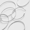 Paquete de 3 pares de aretes de aro grandes