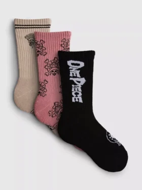 Paquete de 3 pares de calcetines acanalados de una sola pieza