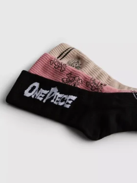 Paquete de 3 pares de calcetines acanalados de una sola pieza