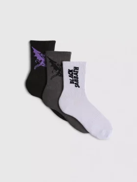 Paquete de 3 pares de calcetines Black Sabbath
