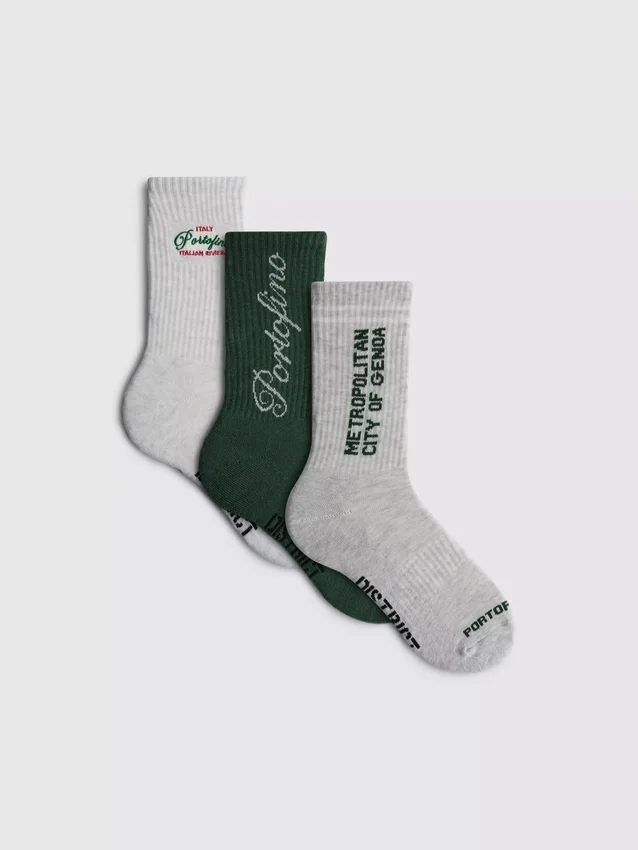 Paquete de 3 pares de calcetines City District