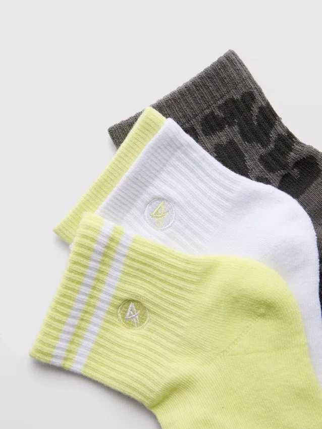 Paquete de 3 pares de calcetines cortos deportivos