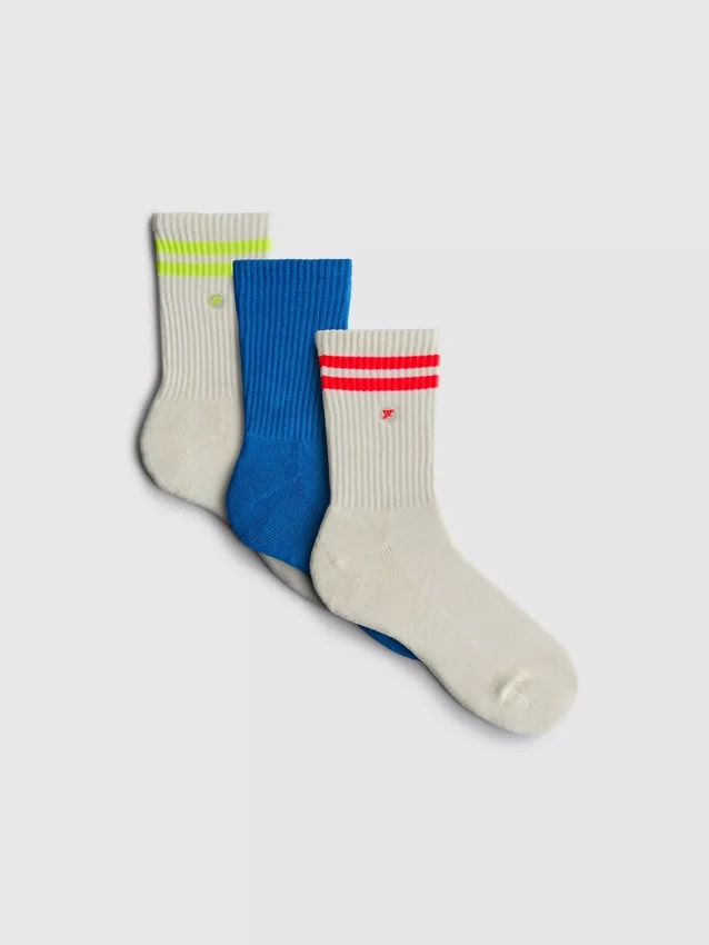 Paquete de 3 pares de calcetines deportivos de caña media