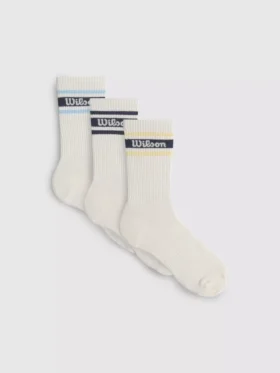 Paquete de 3 pares de calcetines deportivos Wilson
