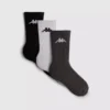Paquete de 3 pares de calcetines Kappa de caña media con alto contenido de algodón