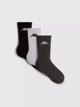Paquete de 3 pares de calcetines Kappa de caña media con alto contenido de algodón