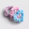 Paquete de 3 scrunchies de felpa
