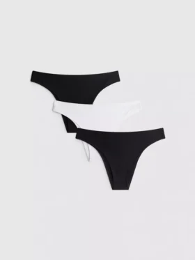 Paquete de 3 tangas brasileñas invisibles