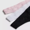Paquete de 3 tangas de jacquard sin costuras