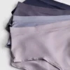 Paquete de 4 braguitas de microfibra de talle alto
