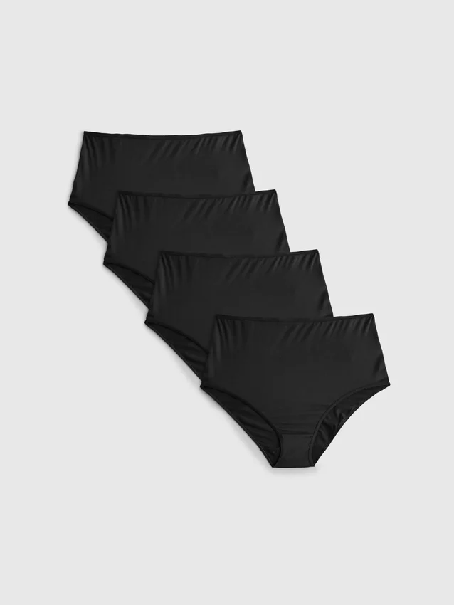 Paquete de 4 calzoncillos de microfibra