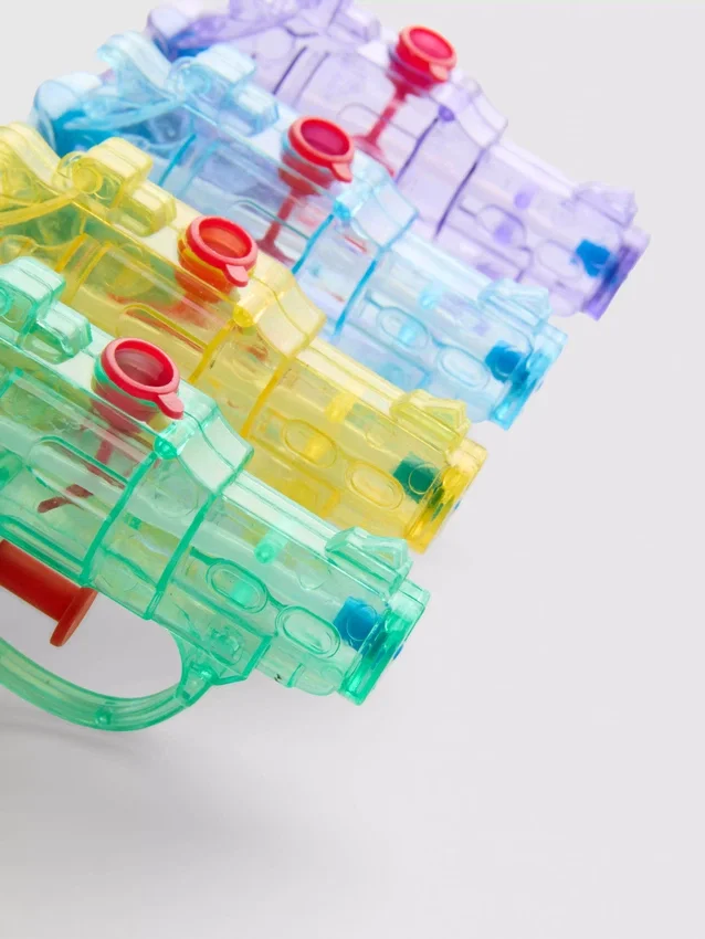 Paquete de 4 mini pistolas de agua de juguete
