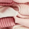 Paquete de 4 pares de calcetines cortos con puño para bebés