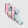 Paquete de 4 pares de calcetines cortos de Stitch de Disney
