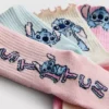 Paquete de 4 pares de calcetines cortos de Stitch de Disney