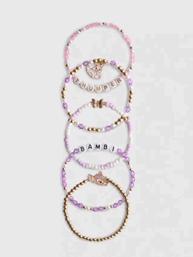 Paquete de 4 pulseras de Bambi de Disney