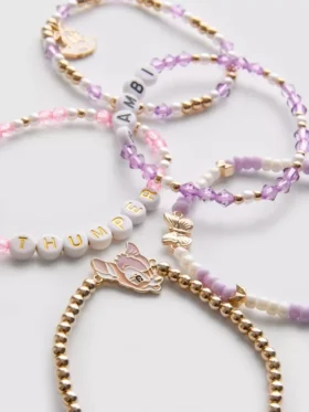 Paquete de 4 pulseras de Bambi de Disney