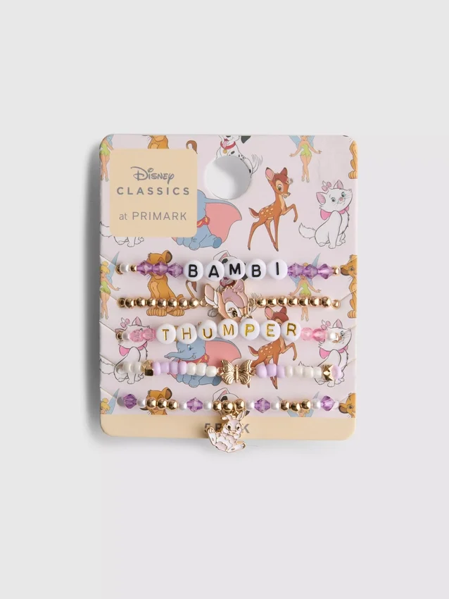 Paquete de 4 pulseras de Bambi de Disney