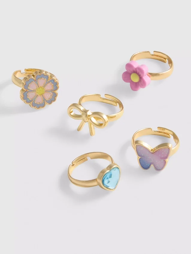 Paquete de 5 anillos originales