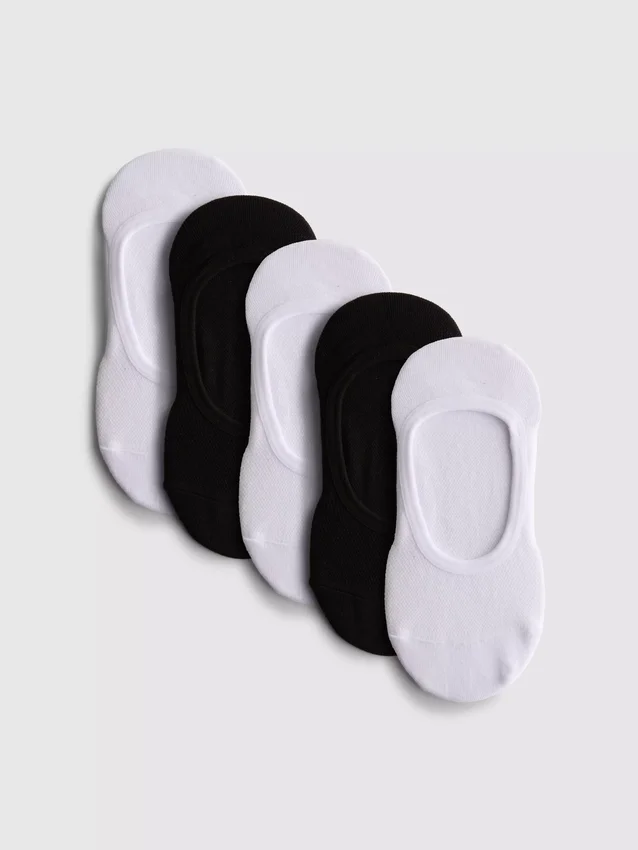 Paquete de 5 calcetines deportivos con alto contenido de algodón