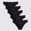 Paquete de 5 calzoncillos brasileños de microfibra