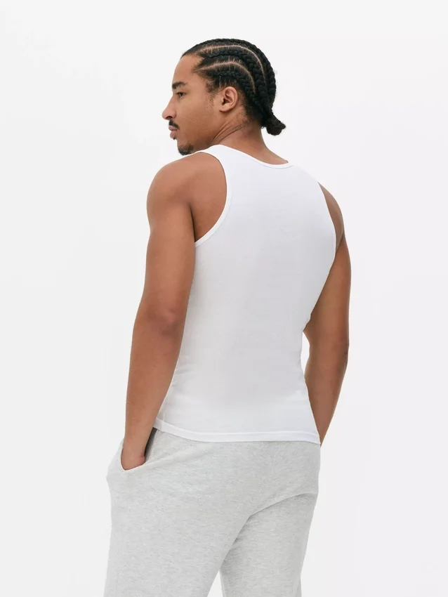 Paquete de 5 camisetas sin mangas básicas
