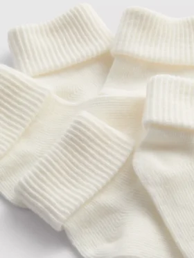 Paquete de 5 pares de calcetines con puños acanalados