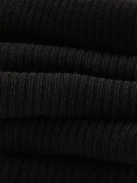 Paquete de 5 pares de calcetines cortos acanalados