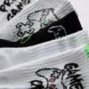 Paquete de 5 pares de calcetines cortos con diseño de videojuegos