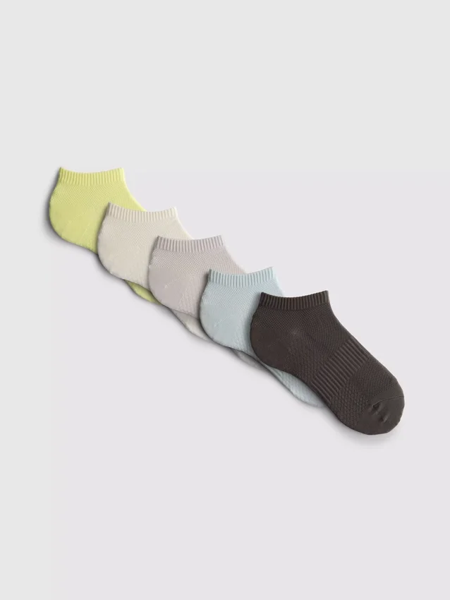 Paquete de 5 pares de calcetines cortos deportivos