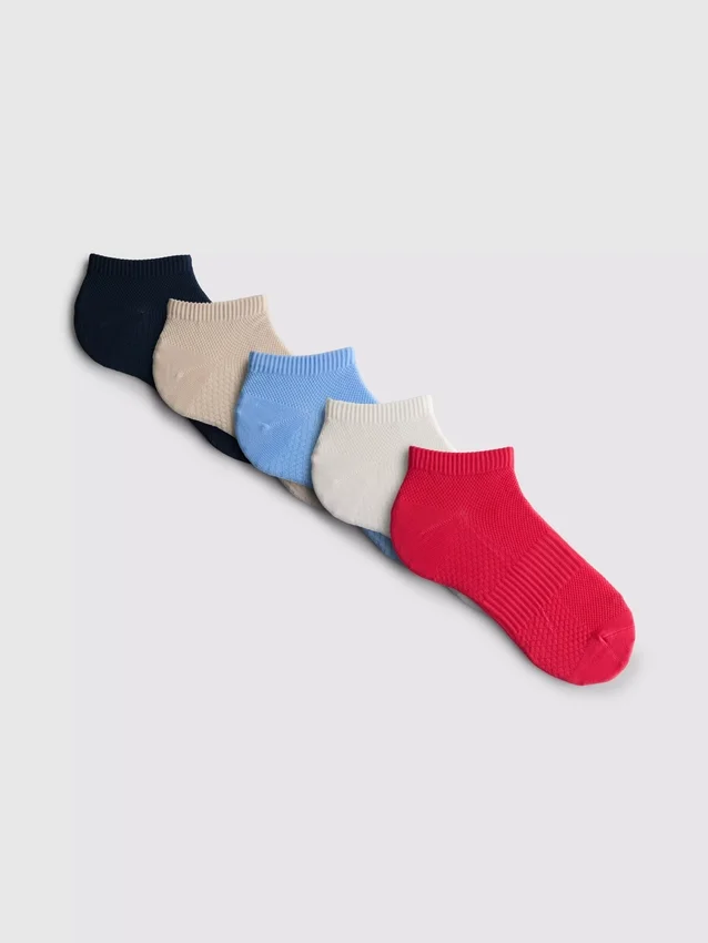 Paquete de 5 pares de calcetines cortos deportivos