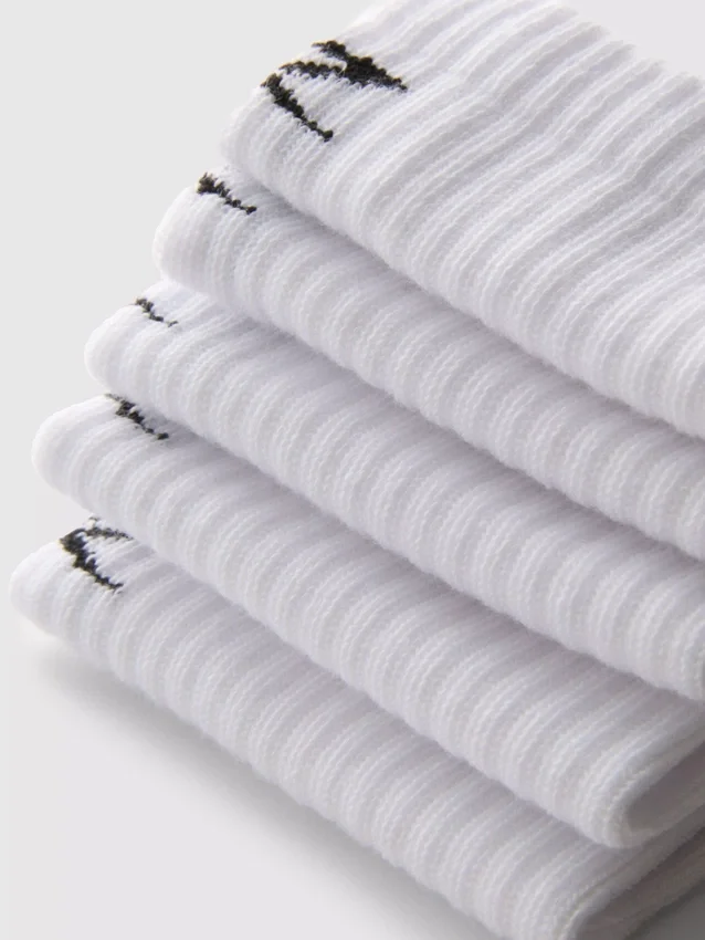 Paquete de 5 pares de calcetines cortos deportivos