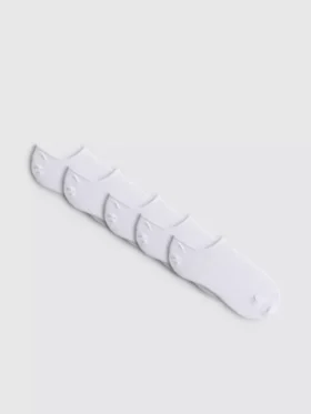 Paquete de 5 pares de calcetines cortos invisibles de algodón