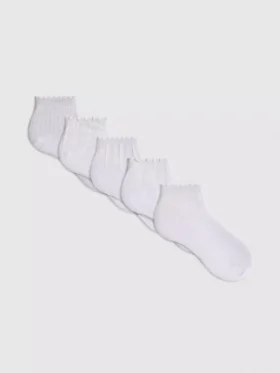 Paquete de 5 pares de calcetines de media pierna con textura