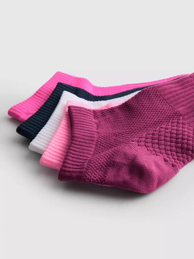 Paquete de 5 pares de calcetines de zapatillas deportivas para tenis