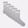Paquete de 5 pares de calcetines deportivos a rayas