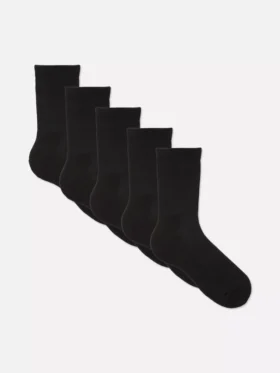 Paquete de 5 pares de calcetines deportivos de caña media