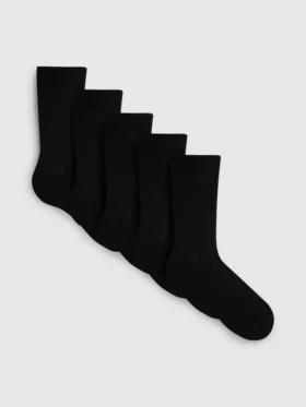 Paquete de 5 pares de calcetines formales de caña media