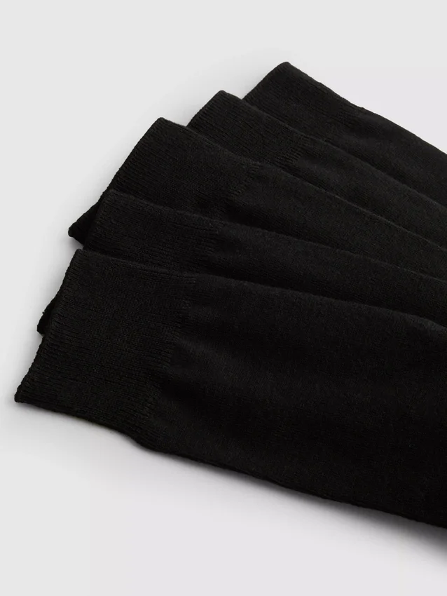 Paquete de 5 pares de calcetines formales de caña media