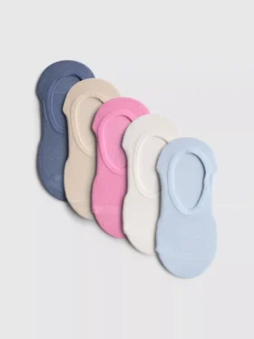 Paquete de 5 pares de calcetines invisibles para actividades deportivas