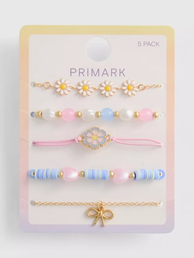 Paquete de 5 pulseras de diseño original