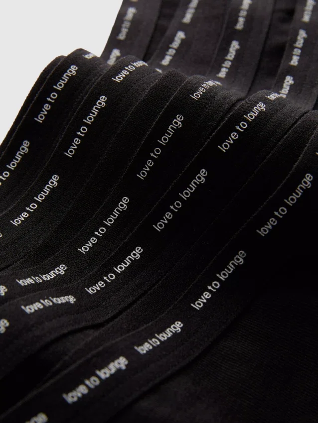 Paquete de 5 tangas «Love to Lounge» con alto contenido de algodón
